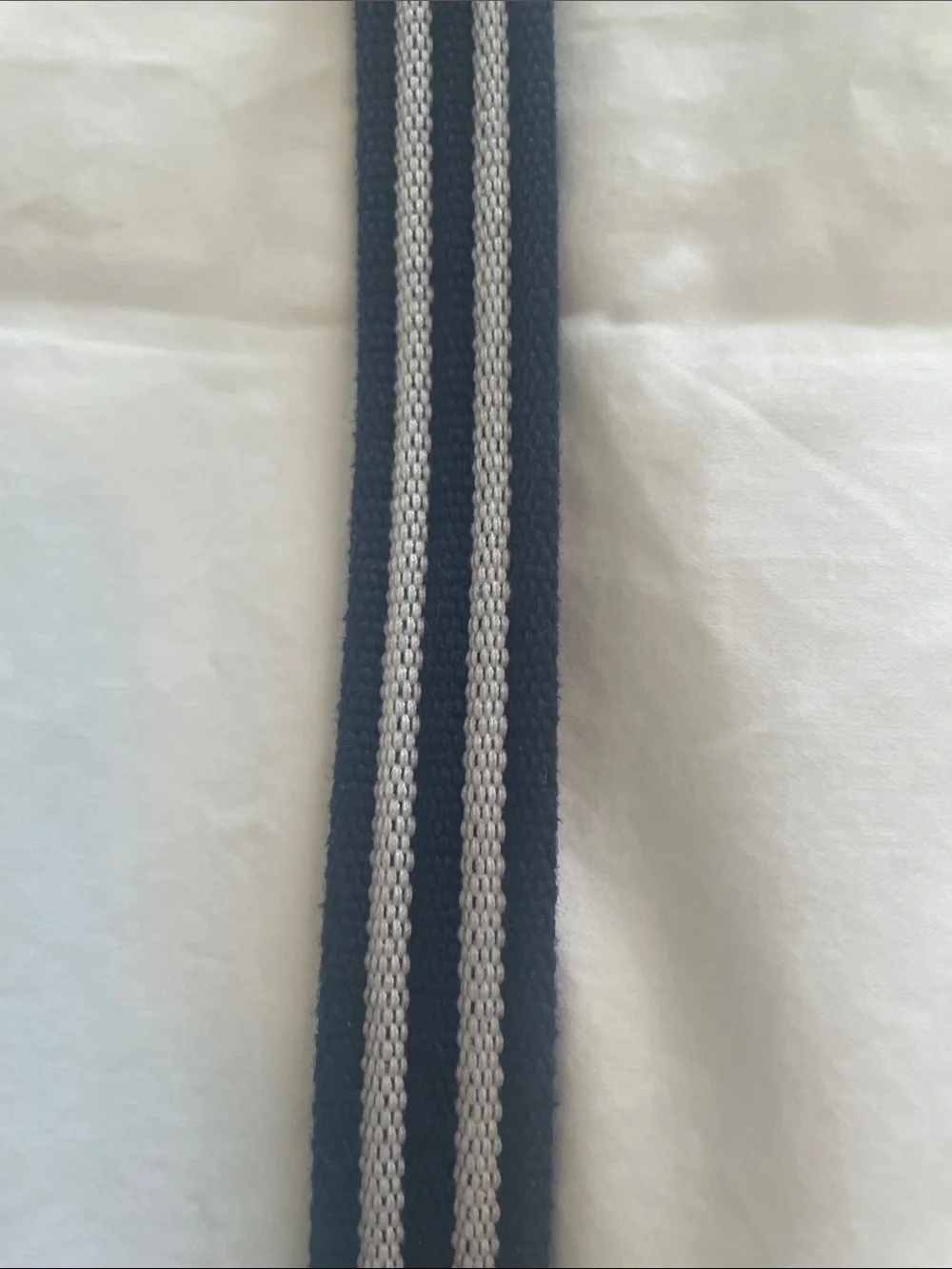 Janie and Jack Striped Navy and White Boy’s Belt Size 4 to 5